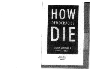 How Democracies Die: Book Cover & Political Science Analysis