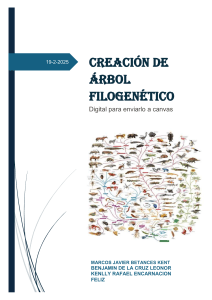 Proyecto Árbol Filogenético: Creación Digital para Canvas