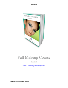 Full Makeup Course Handbook: Techniques & Looks