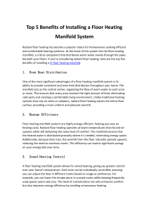 Floor Heating Manifold Benefits: Radiant Heat Guide