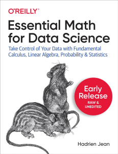 Essential Math for Data Science: Textbook