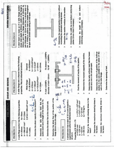 Steel Design: Shear & Bending Exam Problems