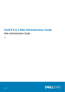 OneFS 8.2.2 Web Administration Guide