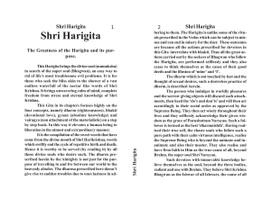 Shri Harigita: A Guide to Dharma, Bhakti, Gyan, and Vairagya