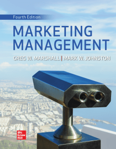 Marketing Management Textbook: Strategy & Customer Value