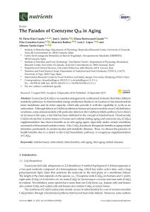 Coenzyme Q10 in Aging: A Review of the Paradox