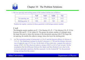 Solid State Physics Problem Solutions: Chapter 10