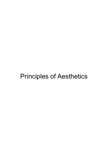 Principles of Aesthetics: Exploring Art & Beauty