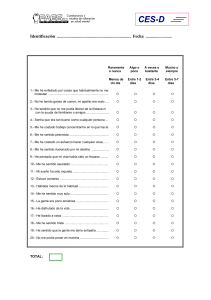 CES-D Questionnaire: Depression Assessment Tool