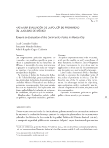 Evaluación de la Policía Comunitaria en CDMX: Índice Indelap