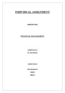 Kellogg's India Financial Analysis: Capital Structure & Leverage