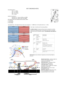 Meteorology Condensed Notes: Weather Forecasts & Cloud Formations