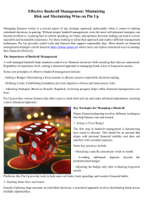 Bankroll Management: Minimize Risk, Maximize Wins