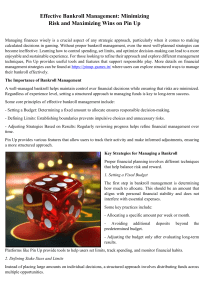 Bankroll Management: Minimize Risk, Maximize Wins