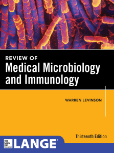 Medical Microbiology & Immunology Review, 13th Edition