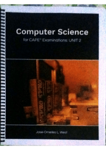 Computer Science for CAPE Unit 2 Textbook