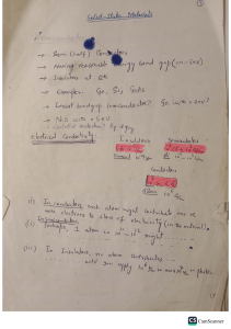Solid-State Materials: Semiconductors, Insulators, Conductors
