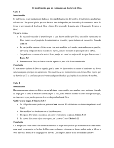 Matrimonio y desacuerdo en la obra de Dios: Una gu&iacute;a cristiana