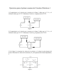 Ejercicios de examen de Circuitos Eléctricos 1