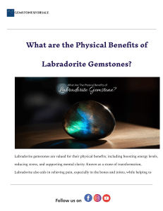 Labradorite Gemstone: Physical Benefits & Wellness Guide