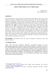 Cyber Threats to Cyber-Crime: Analysis & Prevention