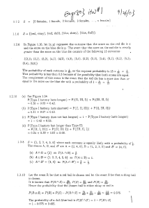 Probability Homework: Sample Spaces & Events