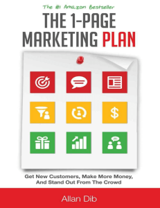 The 1-Page Marketing Plan: Get More Customers & Revenue