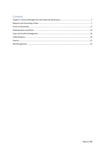 General Management & Corporate Governance Course Material