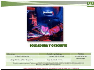 Procedimientos de Seguridad para Soldadura y Corte | Trabajos en Caliente Estandarizados