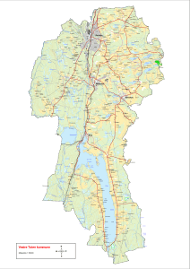 Vestre Toten, Norway Map - Geographical Overview