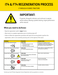 IT4 & FT4 Tractor Regeneration Guide