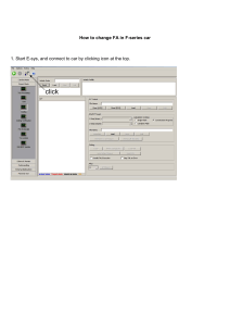 Change BMW F-Series FA with E-sys: A Step-by-Step Guide