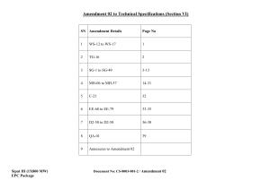 Sipat III EPC Amendment 02: Technical Specifications