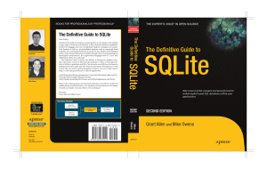 The Definitive Guide to SQLite: 2nd Edition