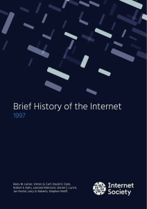 Brief History of the Internet (1997)