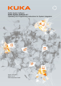KUKA System Software 8.7: Operating & Programming Guide