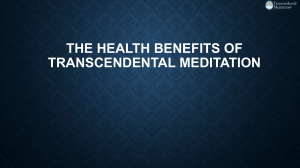 Transcendental Meditation: Health Benefits & How It Works