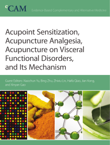 Acupuncture & Acupoint Research: Visceral Disorders & Analgesia