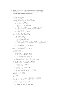 Quantum Mechanics: Particle in a Box Example