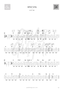 Wind Song Guitar Tab by Kotaro Oshio