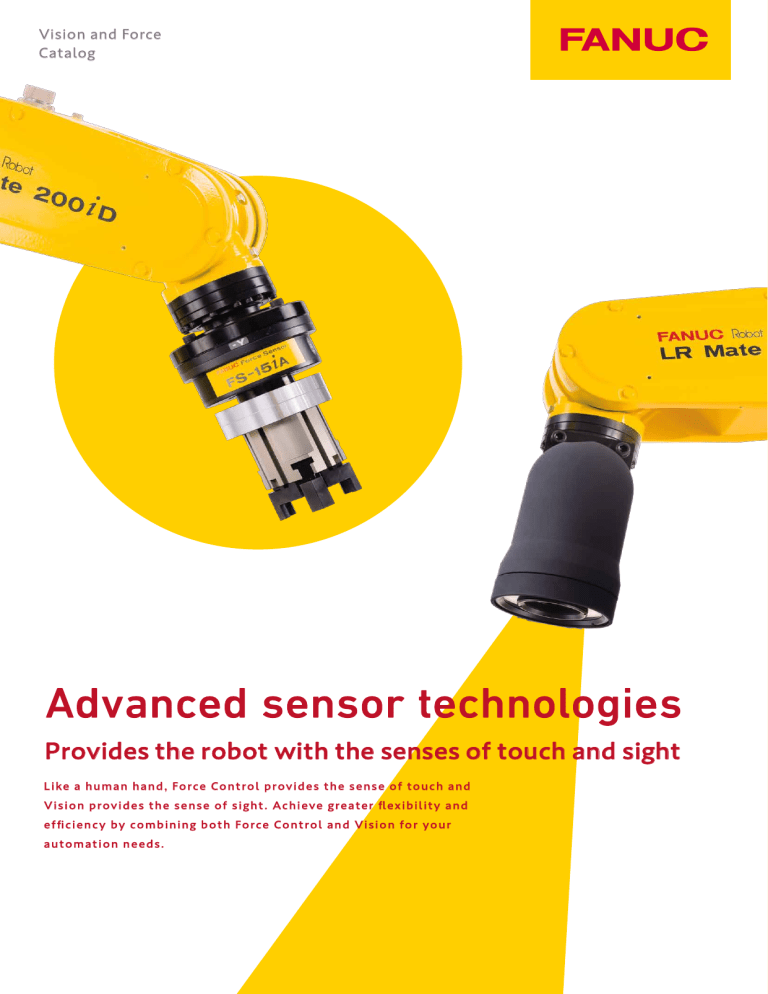 FANUC Vision & Force Control Robot Automation Catalog