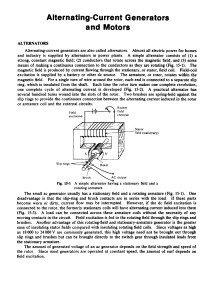 Alternating-Current Generators & Motors: Alternators Explained