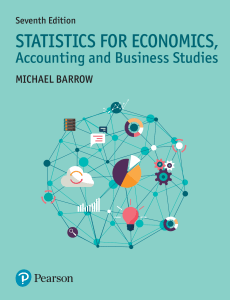 Statistics for Economics, Accounting & Business Studies