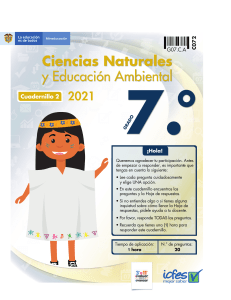 Cuaderno de Ciencias Naturales Grado 7