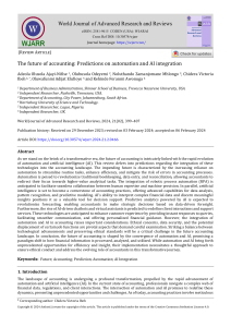 AI & Automation in Accounting: Future Predictions
