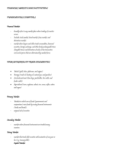 Financial Markets & Institutions Fundamentals