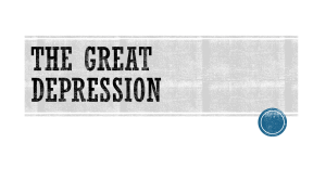 The Great Depression: Causes, Effects, and New Deal