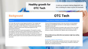 OTC Tech Growth Strategy: A Business Case Study