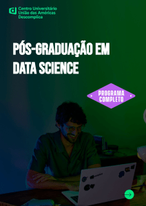 Descrição do Curso de Pós-Graduação em Ciência de Dados