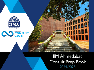 IIM Ahmedabad Consult Prep Book 2024-2025